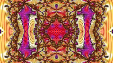 Soyut Bilgisayar Fraktal Tasarımı. Fraktal hiç bitmeyen bir desen. Fraktallar, farklı ölçeklerde kendine benzeyen sonsuz derecede karmaşık kalıplardır.