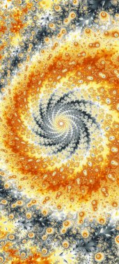 Soyut Bilgisayar Fraktal Tasarımı. Fraktal hiç bitmeyen bir desen. Fraktallar, farklı ölçeklerde kendine benzeyen sonsuz derecede karmaşık kalıplardır.