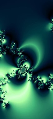 Soyut Bilgisayar Fraktal Tasarımı. Fraktal hiç bitmeyen bir desen. Fraktallar, farklı ölçeklerde kendine benzeyen sonsuz derecede karmaşık kalıplardır.