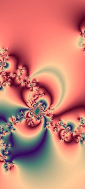 Soyut Bilgisayar Fraktal Tasarımı. Fraktal hiç bitmeyen bir desen. Fraktallar, farklı ölçeklerde kendine benzeyen sonsuz derecede karmaşık kalıplardır.