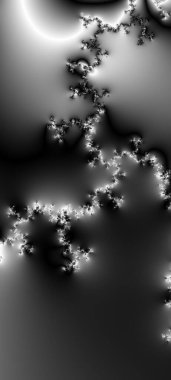 Soyut Bilgisayar Fraktal Tasarımı. Fraktal hiç bitmeyen bir desen. Fraktallar, farklı ölçeklerde kendine benzeyen sonsuz derecede karmaşık kalıplardır.