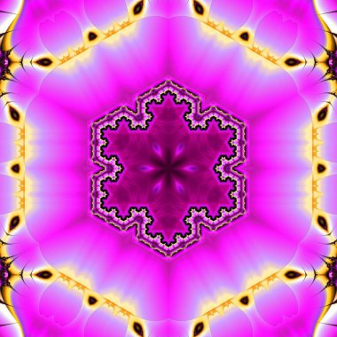 Soyut Bilgisayar Fraktal Tasarımı. Fraktal hiç bitmeyen bir desen. Fraktallar, farklı ölçeklerde kendine benzeyen sonsuz derecede karmaşık kalıplardır.