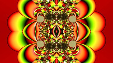 Soyut Bilgisayar Fraktal Tasarımı. Fraktal hiç bitmeyen bir desen. Fraktallar, farklı ölçeklerde kendine benzeyen sonsuz derecede karmaşık kalıplardır.