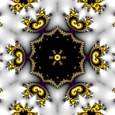 Soyut Bilgisayar Fraktal Tasarımı. Fraktal hiç bitmeyen bir desen. Fraktallar, farklı ölçeklerde kendine benzeyen sonsuz derecede karmaşık kalıplardır.