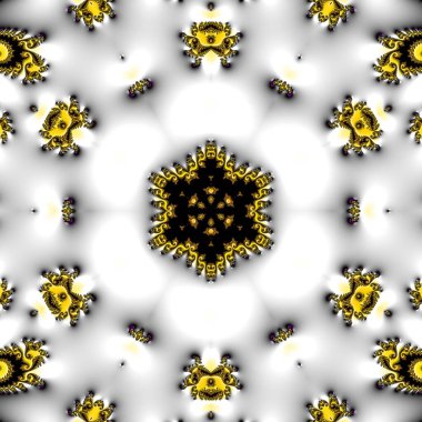 Soyut Bilgisayar Fraktal Tasarımı. Fraktal hiç bitmeyen bir desen. Fraktallar, farklı ölçeklerde kendine benzeyen sonsuz derecede karmaşık kalıplardır.