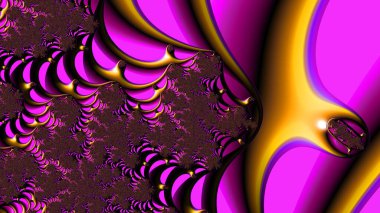 Soyut Bilgisayar Fraktal Tasarımı. Fraktal hiç bitmeyen bir desen. Fraktallar, farklı ölçeklerde kendine benzeyen sonsuz derecede karmaşık kalıplardır.