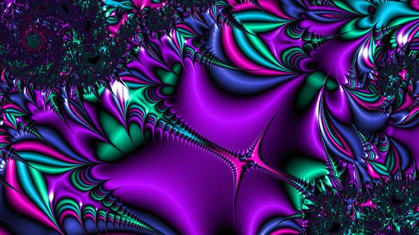 Abstract Computer Generated Fractal Design Fractal Never Ending Pattern Fractals — Stock Photo, Image