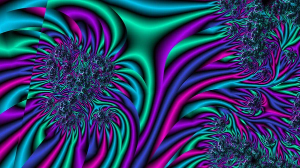 Abstract Computer Generated Fractal Design Fractal Never Ending Pattern Fractals — Stock Photo, Image