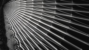 Soyut Bilgisayar Fraktal Tasarımı. Fraktal hiç bitmeyen bir desen. Fraktallar, farklı ölçeklerde kendine benzeyen sonsuz derecede karmaşık kalıplardır.