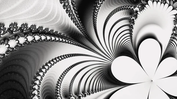 Soyut Bilgisayar Fraktal Tasarımı. Fraktal hiç bitmeyen bir desen. Fraktallar, farklı ölçeklerde kendine benzeyen sonsuz derecede karmaşık kalıplardır.