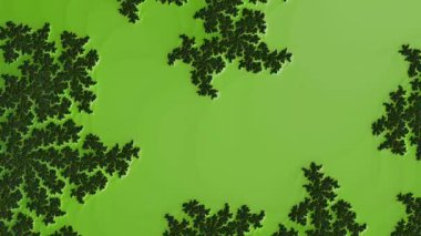 Soyut Bilgisayar Fraktal Tasarımı. Fraktal hiç bitmeyen bir desen. Fraktallar, farklı ölçeklerde kendine benzeyen sonsuz derecede karmaşık kalıplardır.