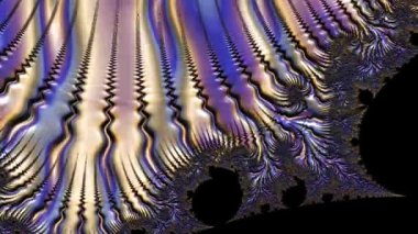 Soyut Bilgisayar Fraktal Tasarımı. Fraktal hiç bitmeyen bir desen. Fraktallar, farklı ölçeklerde kendine benzeyen sonsuz derecede karmaşık kalıplardır.