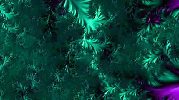 Abstract Computer Generated Fractal Design Fractal Never Ending Pattern Fractals — Stock Video