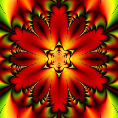 Soyut Bilgisayar Fraktal Tasarımı. Fraktal hiç bitmeyen bir desen. Fraktallar, farklı ölçeklerde kendine benzeyen sonsuz derecede karmaşık kalıplardır.