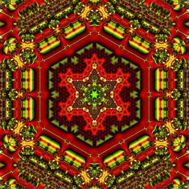 Soyut Bilgisayar Fraktal Tasarımı. Fraktal hiç bitmeyen bir desen. Fraktallar, farklı ölçeklerde kendine benzeyen sonsuz derecede karmaşık kalıplardır.