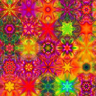 Soyut Bilgisayar Fraktal Tasarımı. Fraktal hiç bitmeyen bir desen. Fraktallar, farklı ölçeklerde kendine benzeyen sonsuz derecede karmaşık kalıplardır.