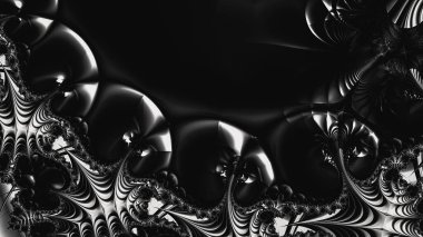 Soyut Bilgisayar Fraktal Tasarımı. Fraktal hiç bitmeyen bir desen. Fraktallar, farklı ölçeklerde kendine benzeyen sonsuz derecede karmaşık kalıplardır.