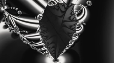 Soyut Bilgisayar Fraktal Tasarımı. Fraktal hiç bitmeyen bir desen. Fraktallar, farklı ölçeklerde kendine benzeyen sonsuz derecede karmaşık kalıplardır.