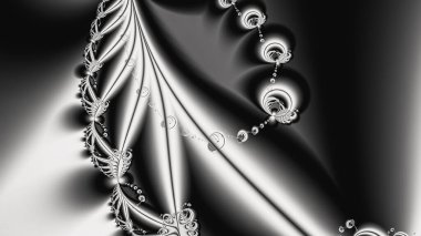 Soyut Bilgisayar Fraktal Tasarımı. Fraktal hiç bitmeyen bir desen. Fraktallar, farklı ölçeklerde kendine benzeyen sonsuz derecede karmaşık kalıplardır.