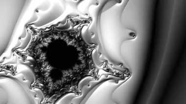 Soyut Bilgisayar Fraktal Tasarımı. Fraktal hiç bitmeyen bir desen. Fraktallar, farklı ölçeklerde kendine benzeyen sonsuz derecede karmaşık kalıplardır.