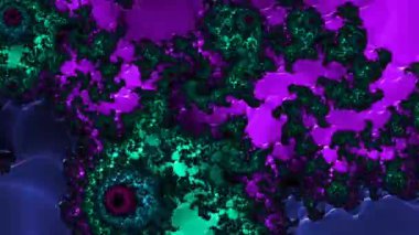 Soyut Bilgisayar Fraktal Tasarımı. Fraktal hiç bitmeyen bir desen. Fraktallar, farklı ölçeklerde kendine benzeyen sonsuz derecede karmaşık kalıplardır.