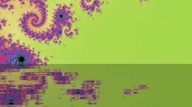 Soyut Bilgisayar Fraktal Tasarımı. Fraktal hiç bitmeyen bir desen. Fraktallar, farklı ölçeklerde kendine benzeyen sonsuz derecede karmaşık kalıplardır.