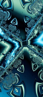 Soyut Bilgisayar Fraktal Tasarımı. Fraktal hiç bitmeyen bir desen. Fraktallar, farklı ölçeklerde kendine benzeyen sonsuz derecede karmaşık kalıplardır.