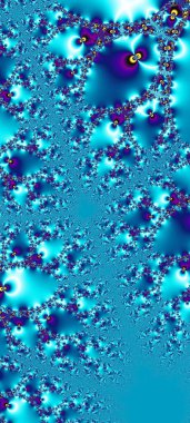 Soyut Bilgisayar Fraktal Tasarımı. Fraktal hiç bitmeyen bir desen. Fraktallar, farklı ölçeklerde kendine benzeyen sonsuz derecede karmaşık kalıplardır.