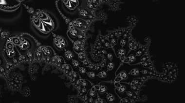 Soyut Bilgisayar Fraktal Tasarımı. Fraktal hiç bitmeyen bir desen. Fraktallar, farklı ölçeklerde kendine benzeyen sonsuz derecede karmaşık kalıplardır.