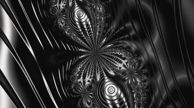 Soyut Bilgisayar Fraktal Tasarımı. Fraktal hiç bitmeyen bir desen. Fraktallar, farklı ölçeklerde kendine benzeyen sonsuz derecede karmaşık kalıplardır.