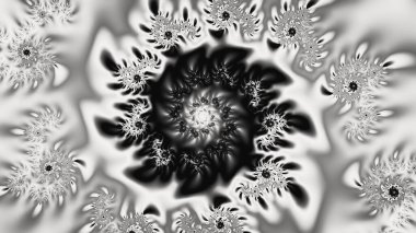 Soyut Bilgisayar Fraktal Tasarımı. Fraktal hiç bitmeyen bir desen. Fraktallar, farklı ölçeklerde kendine benzeyen sonsuz derecede karmaşık kalıplardır.