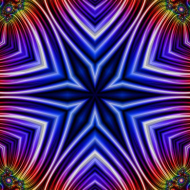 Soyut Bilgisayar Fraktal Tasarımı. Fraktal hiç bitmeyen bir desen. Fraktallar, farklı ölçeklerde kendine benzeyen sonsuz derecede karmaşık kalıplardır.