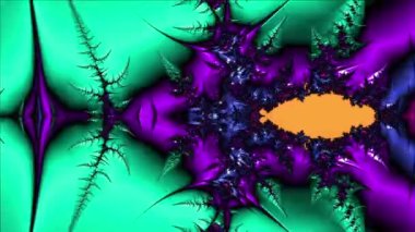 Soyut Bilgisayar Fraktal Tasarımı. Fraktal hiç bitmeyen bir desen. Fraktallar, farklı ölçeklerde kendine benzeyen sonsuz derecede karmaşık kalıplardır.