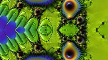 Soyut Bilgisayar Fraktal Tasarımı. Fraktal hiç bitmeyen bir desen. Fraktallar, farklı ölçeklerde kendine benzeyen sonsuz derecede karmaşık kalıplardır.