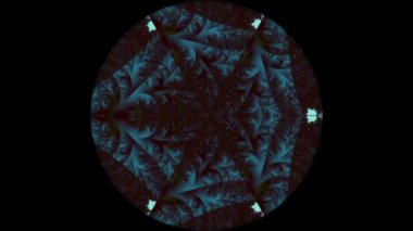 Soyut Bilgisayar Fraktal Tasarımı. Fraktal hiç bitmeyen bir desen. Fraktallar, farklı ölçeklerde kendine benzeyen sonsuz derecede karmaşık kalıplardır.