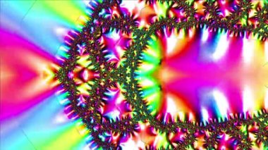 Soyut Bilgisayar Fraktal Tasarımı. Fraktal hiç bitmeyen bir desen. Fraktallar, farklı ölçeklerde kendine benzeyen sonsuz derecede karmaşık kalıplardır.