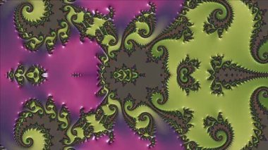 Soyut Bilgisayar Fraktal Tasarımı. Fraktal hiç bitmeyen bir desen. Fraktallar, farklı ölçeklerde kendine benzeyen sonsuz derecede karmaşık kalıplardır.