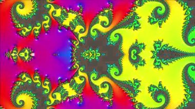 Soyut Bilgisayar Fraktal Tasarımı. Fraktal hiç bitmeyen bir desen. Fraktallar, farklı ölçeklerde kendine benzeyen sonsuz derecede karmaşık kalıplardır.