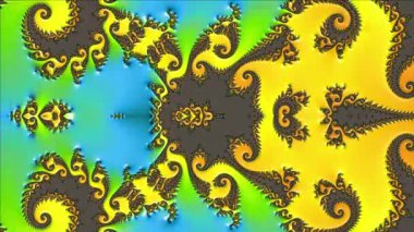 Soyut Bilgisayar Fraktal Tasarımı. Fraktal hiç bitmeyen bir desen. Fraktallar, farklı ölçeklerde kendine benzeyen sonsuz derecede karmaşık kalıplardır.