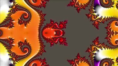 Soyut Bilgisayar Fraktal Tasarımı. Fraktal hiç bitmeyen bir desen. Fraktallar, farklı ölçeklerde kendine benzeyen sonsuz derecede karmaşık kalıplardır.