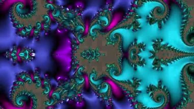 Soyut Bilgisayar Fraktal Tasarımı. Fraktal hiç bitmeyen bir desen. Fraktallar, farklı ölçeklerde kendine benzeyen sonsuz derecede karmaşık kalıplardır.