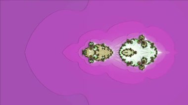 Soyut Bilgisayar Fraktal Tasarımı. Fraktal hiç bitmeyen bir desen. Fraktallar, farklı ölçeklerde kendine benzeyen sonsuz derecede karmaşık kalıplardır.