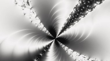 Soyut Bilgisayar Fraktal Tasarımı. Fraktal hiç bitmeyen bir desen. Fraktallar, farklı ölçeklerde kendine benzeyen sonsuz derecede karmaşık kalıplardır.