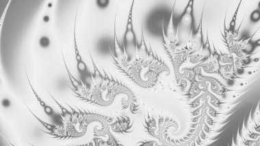 Soyut Bilgisayar Fraktal Tasarımı. Fraktal hiç bitmeyen bir desen. Fraktallar, farklı ölçeklerde kendine benzeyen sonsuz derecede karmaşık kalıplardır.