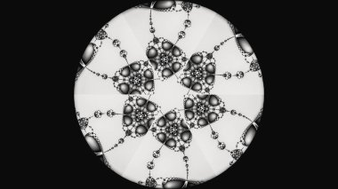 Soyut Bilgisayar Fraktal Tasarımı. Fraktal hiç bitmeyen bir desen. Fraktallar, farklı ölçeklerde kendine benzeyen sonsuz derecede karmaşık kalıplardır.