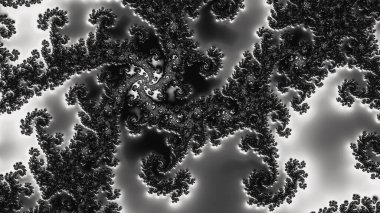 Soyut Bilgisayar Fraktal Tasarımı. Fraktal hiç bitmeyen bir desen. Fraktallar, farklı ölçeklerde kendine benzeyen sonsuz derecede karmaşık kalıplardır.