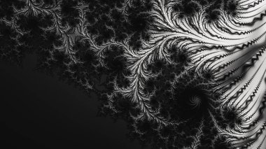 Soyut Bilgisayar Fraktal Tasarımı. Fraktal hiç bitmeyen bir desen. Fraktallar, farklı ölçeklerde kendine benzeyen sonsuz derecede karmaşık kalıplardır.