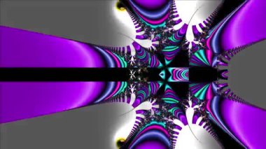 Soyut Bilgisayar Fraktal Tasarımı. Fraktal hiç bitmeyen bir desen. Fraktallar, farklı ölçeklerde kendine benzeyen sonsuz derecede karmaşık kalıplardır.