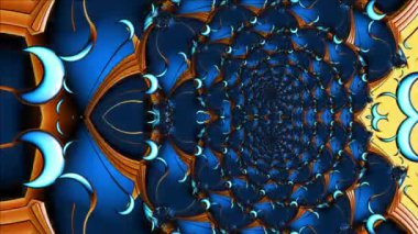 Soyut Bilgisayar Fraktal Tasarımı. Fraktal hiç bitmeyen bir desen. Fraktallar, farklı ölçeklerde kendine benzeyen sonsuz derecede karmaşık kalıplardır.