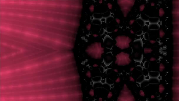 Abstract Computergegenereerd Fractaal Ontwerp Een Fractal Een Nooit Eindigend Patroon — Stockvideo